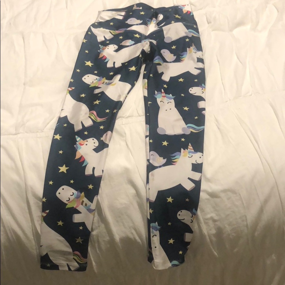 Unicorn workout tights